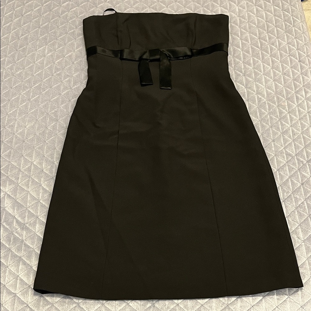 Laundry By Shelli Segal Black Strapless Dress